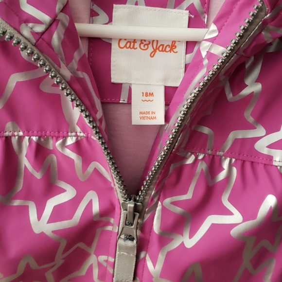 Sz 18 month Cat and Jack raincoat - Picture 2 of 6
